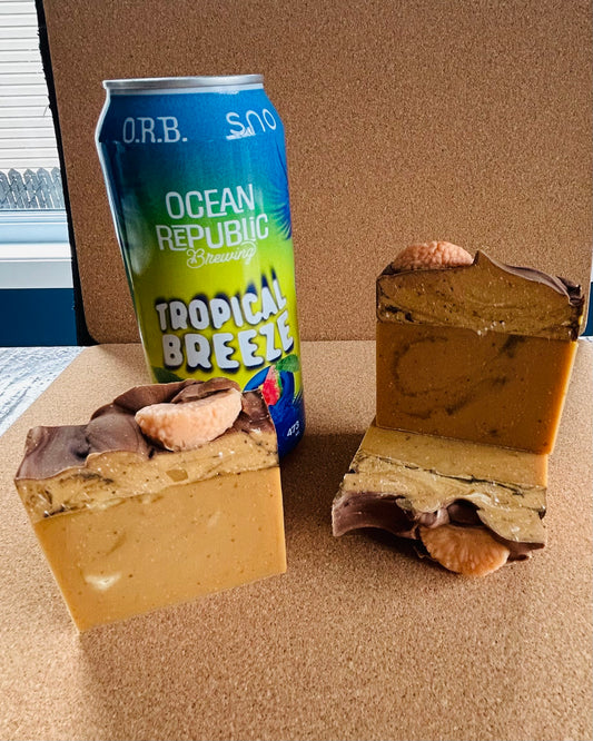 Savon à la bière odeur orange